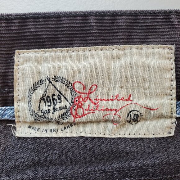 GAP 1969 SZ 14 Limited Edition Corduroy 5 Pocket Bootcut Mid Rise Jeans Brown - Picture 3 of 9